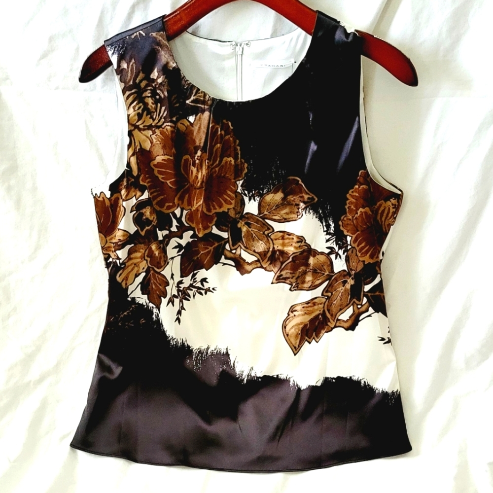 T Tahari Ingrid Blouse  NWT. Size M